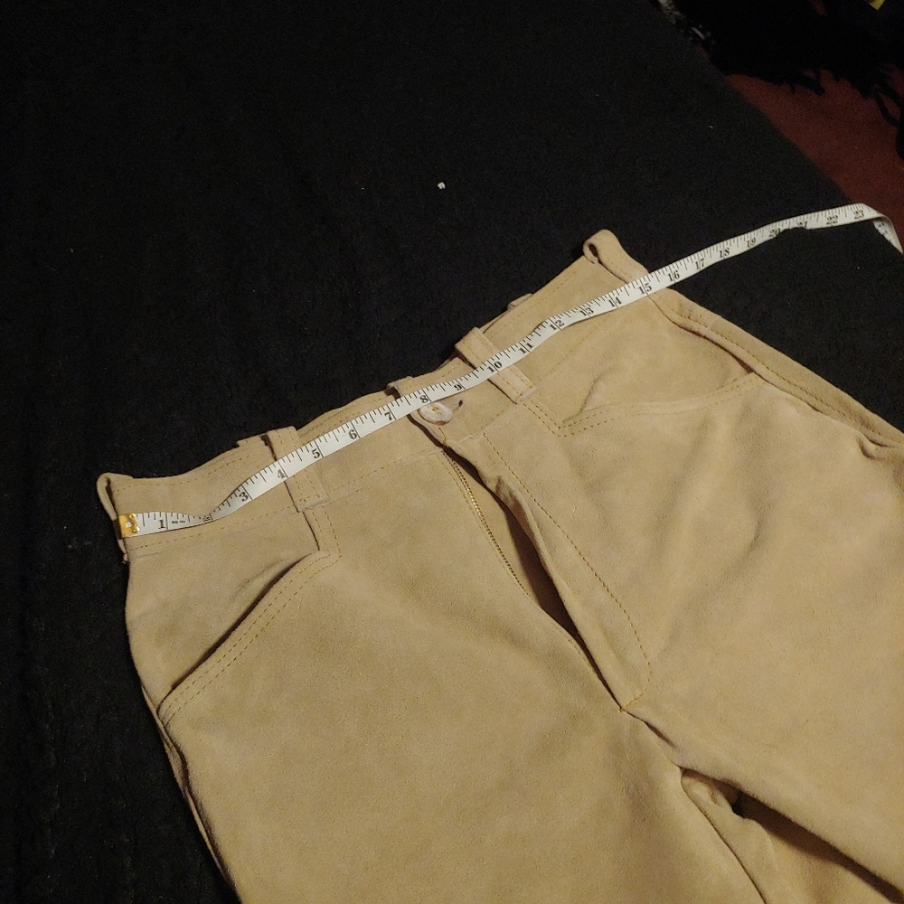 Pioneer Products Fringe Suede Pants - Picture 3 of 5